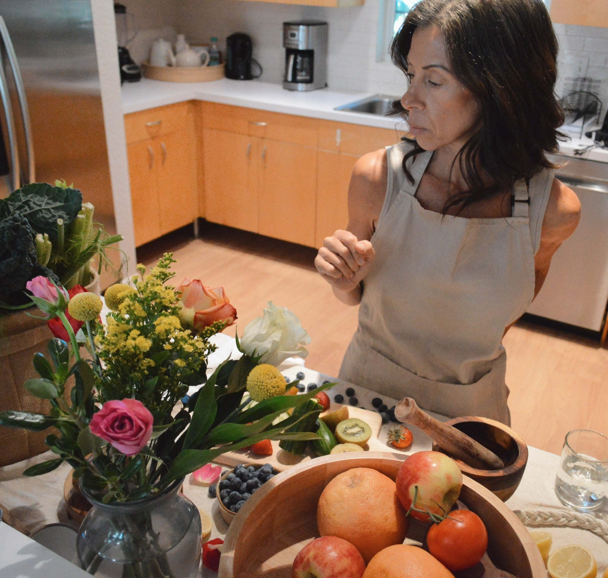 Cooking classes with Assunta and Dr. Chippy at A Purpose Collective